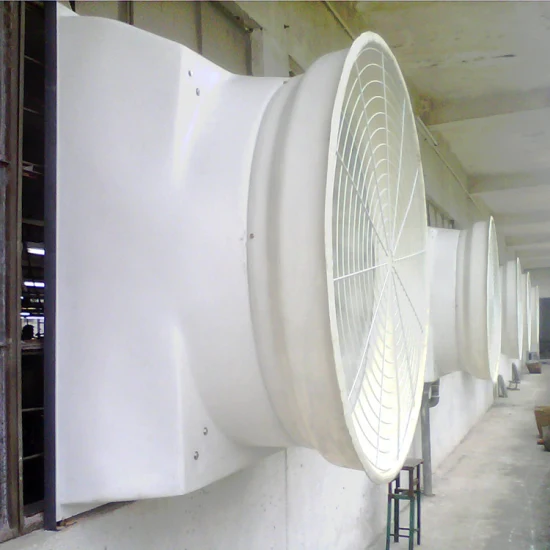 El OEM del ODM diseña la fan de FRP de la fibra de vidrio del cono del escape de la torre de enfriamiento para requisitos particulares del invernadero
